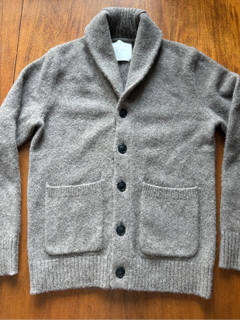 Banana Republic Men’s Yak Hair Alpaca Merino Shawl Collar Cardigan Sweater Small